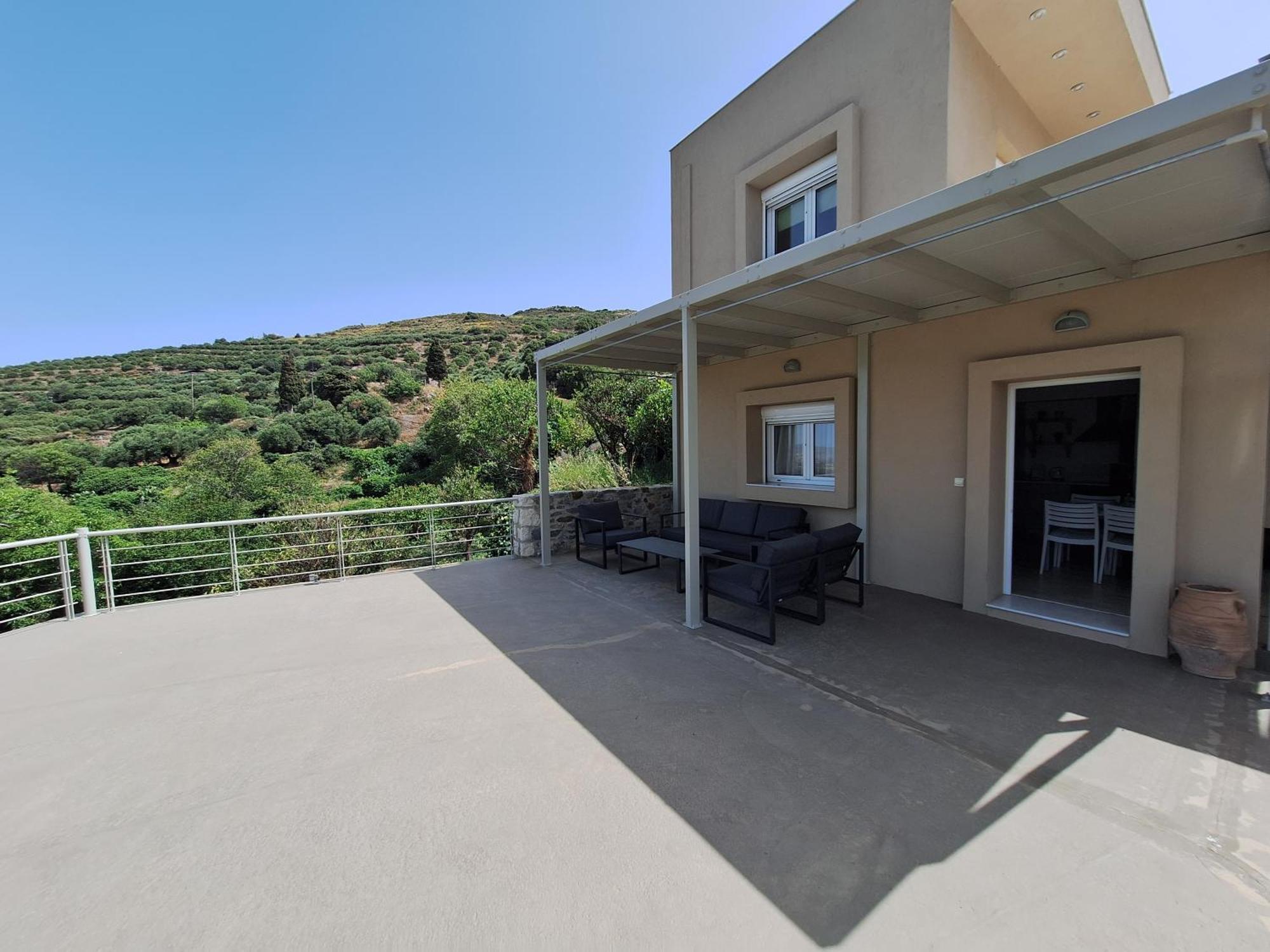 Villa Irini - Cretan Luxury Villa With Amazing View Paraspori  外观 照片