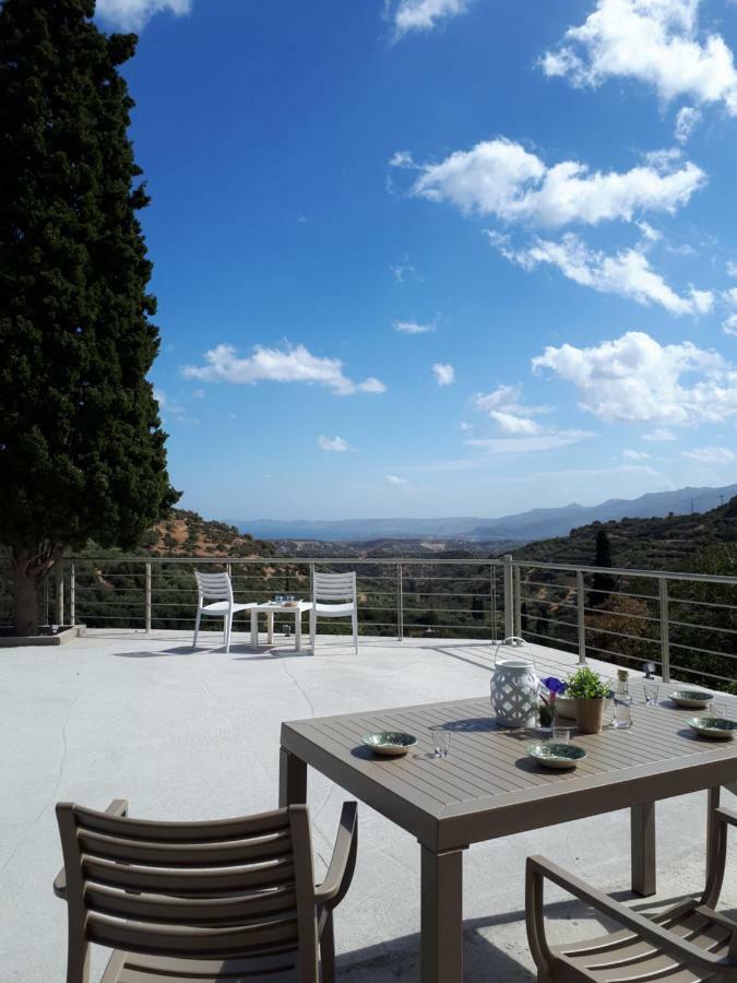 Villa Irini - Cretan Luxury Villa With Amazing View Paraspori  外观 照片