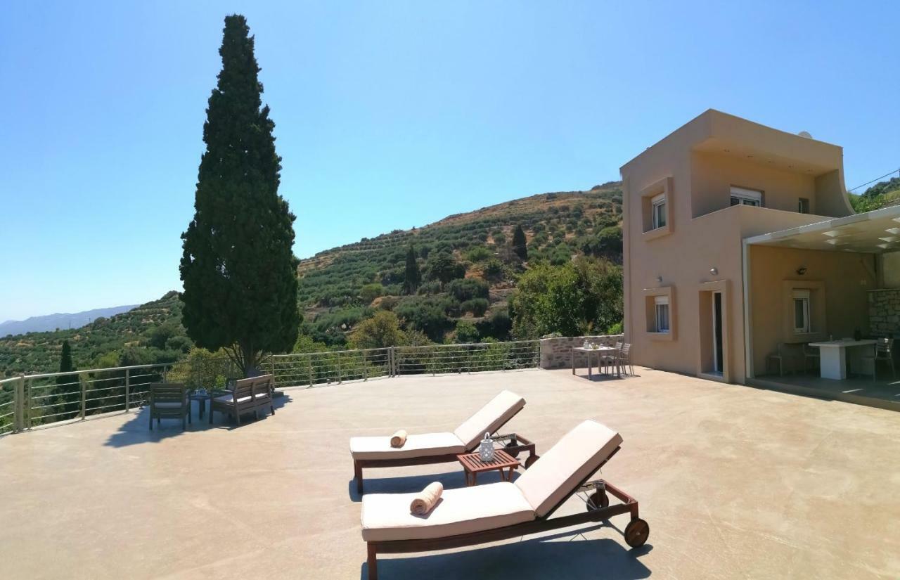 Villa Irini - Cretan Luxury Villa With Amazing View Paraspori  外观 照片