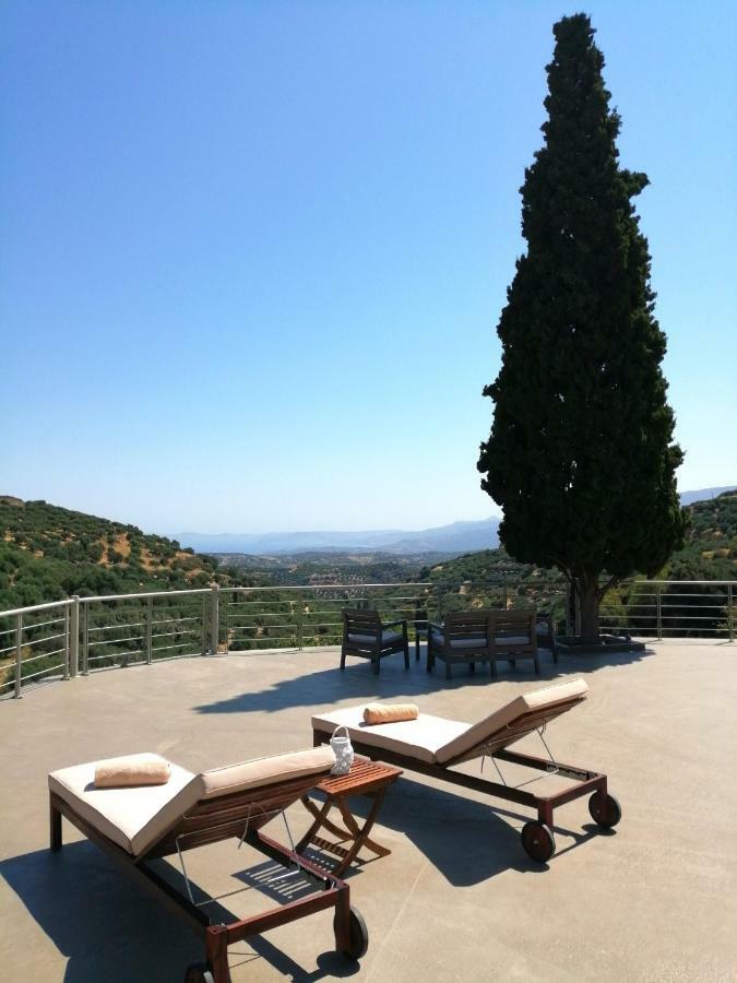 Villa Irini - Cretan Luxury Villa With Amazing View Paraspori  外观 照片