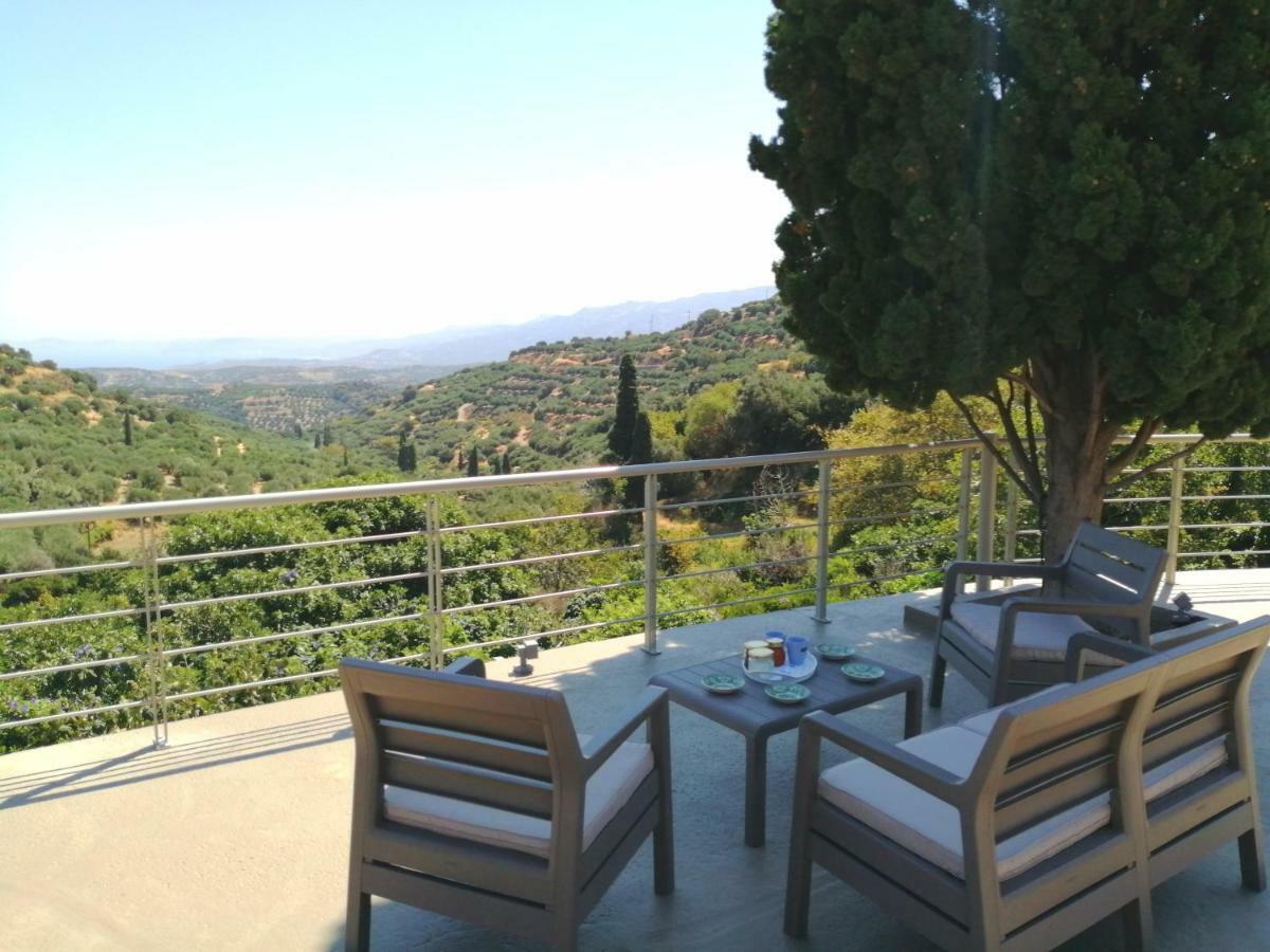 Villa Irini - Cretan Luxury Villa With Amazing View Paraspori  外观 照片
