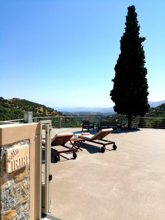 Villa Irini - Cretan Luxury Villa With Amazing View Paraspori  外观 照片